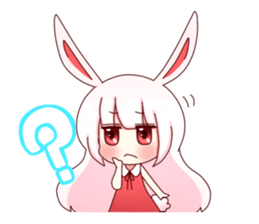 Yuki white rabbit sticker #834978