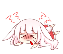 Yuki white rabbit sticker #834981