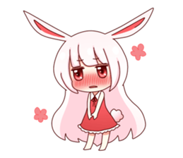 Yuki white rabbit sticker #834989