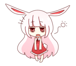 Yuki white rabbit sticker #834990