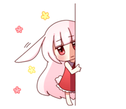 Yuki white rabbit sticker #834994