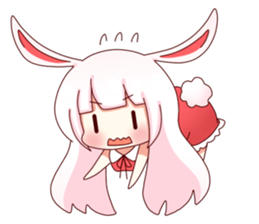 Yuki white rabbit sticker #834996