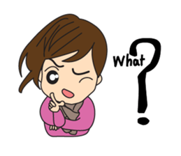 Cute Couple Go&Nana [English Edition] sticker #835201