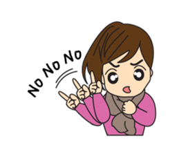 Cute Couple Go&Nana [English Edition] sticker #835203