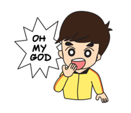 Cute Couple Go&Nana [English Edition] sticker #835205