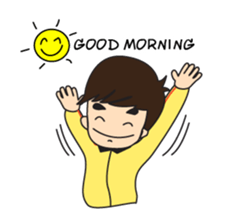 Cute Couple Go&Nana [English Edition] sticker #835207