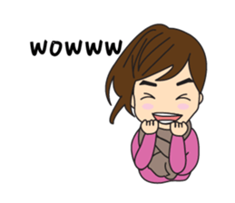 Cute Couple Go&Nana [English Edition] sticker #835208