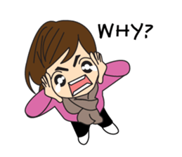 Cute Couple Go&Nana [English Edition] sticker #835210