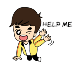 Cute Couple Go&Nana [English Edition] sticker #835216