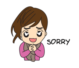 Cute Couple Go&Nana [English Edition] sticker #835224