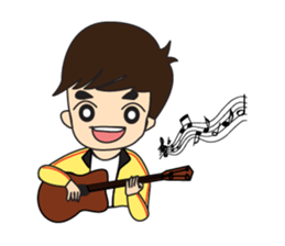 Cute Couple Go&Nana [English Edition] sticker #835227