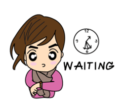 Cute Couple Go&Nana [English Edition] sticker #835230