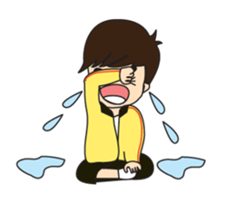 Cute Couple Go&Nana [English Edition] sticker #835233