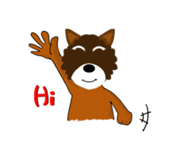 Crazy Dog sticker #835239