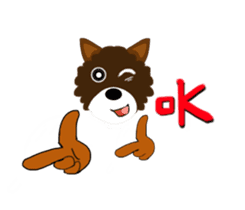 Crazy Dog sticker #835244