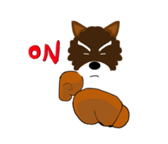 Crazy Dog sticker #835245