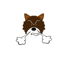 Crazy Dog sticker #835258