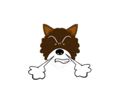 Crazy Dog sticker #835258