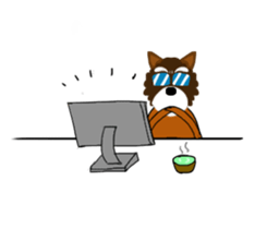 Crazy Dog sticker #835276