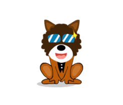 Crazy Dog sticker #835278