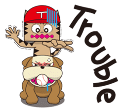 TM-Cat & Max Mouse vol.6E The BASEBALL sticker #835402