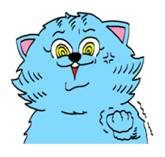 UZA KAWAII Cat Stamp sticker #836340