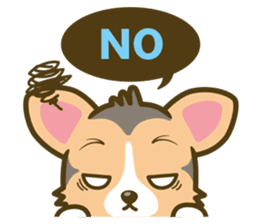 welsh corgi/tricolor sticker #836727