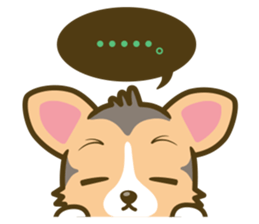 welsh corgi/tricolor sticker #836739