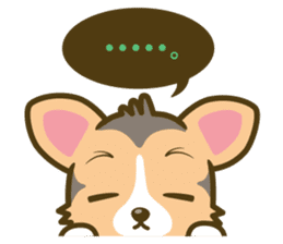 welsh corgi/tricolor sticker #836739