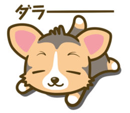 welsh corgi/tricolor sticker #836740