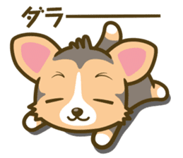 welsh corgi/tricolor sticker #836740