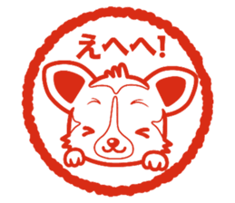 welsh corgi/tricolor sticker #836757