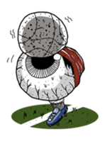 Lonely eyeball sticker #837361