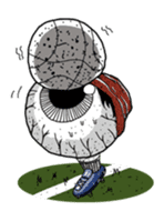 Lonely eyeball sticker #837361