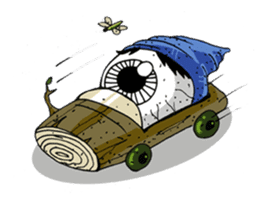 Lonely eyeball sticker #837371