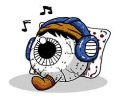 Lonely eyeball sticker #837372