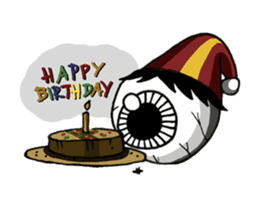 Lonely eyeball sticker #837379