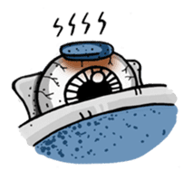 Lonely eyeball sticker #837388