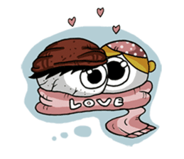 Lonely eyeball sticker #837392