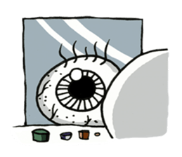 Lonely eyeball sticker #837393