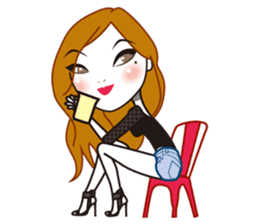 Miss C's Fashion Talk sticker #837475
