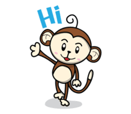 MON : The First of Cute Monkey sticker #837999