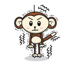 MON : The First of Cute Monkey sticker #838000
