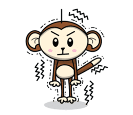 MON : The First of Cute Monkey sticker #838000