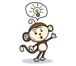 MON : The First of Cute Monkey sticker #838001