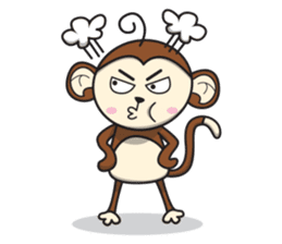 MON : The First of Cute Monkey sticker #838002