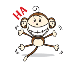 MON : The First of Cute Monkey sticker #838003