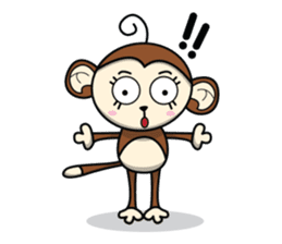 MON : The First of Cute Monkey sticker #838006