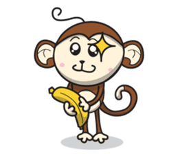 MON : The First of Cute Monkey sticker #838007