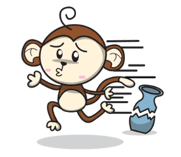 MON : The First of Cute Monkey sticker #838008